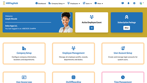 Pharmacist using HRPayHub