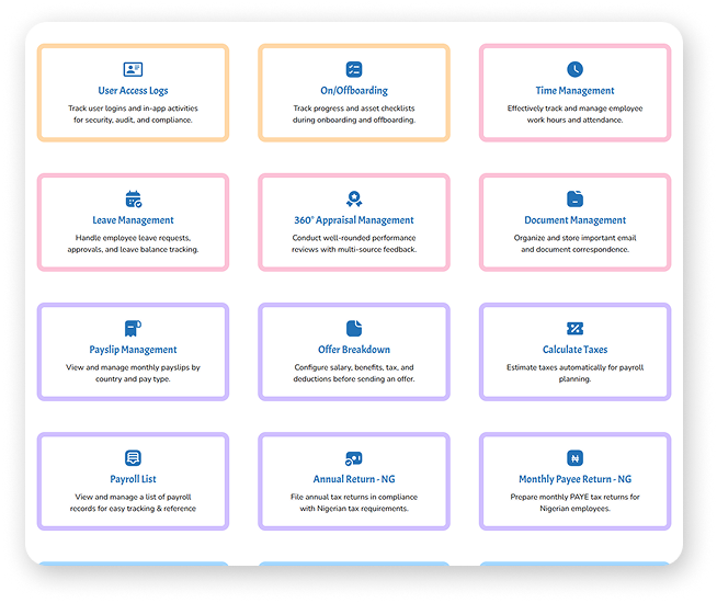 HRPayHub modular HR and payroll software design