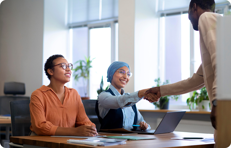 Professional team using HRPayHub software